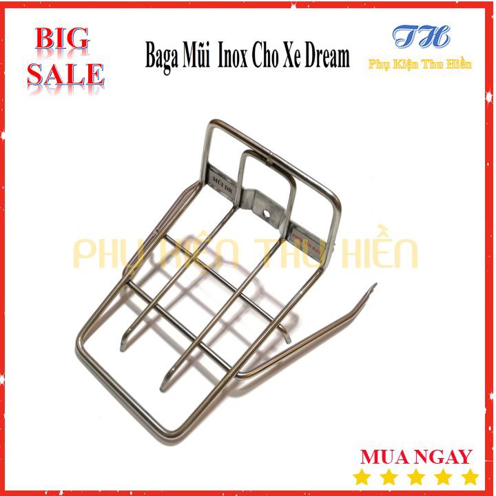 Baga Mũi Inox Cho Xe Dream