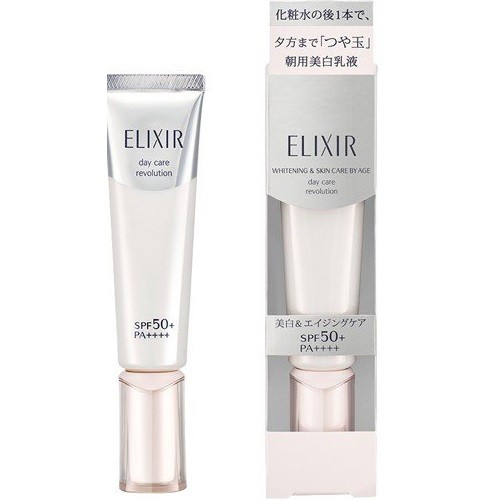 Tinh Chất Dưỡng Ngày Trắng da Shiseido ELIXIR Whitening & Skin Care By Age SPF 50+/PA++++ 35ml