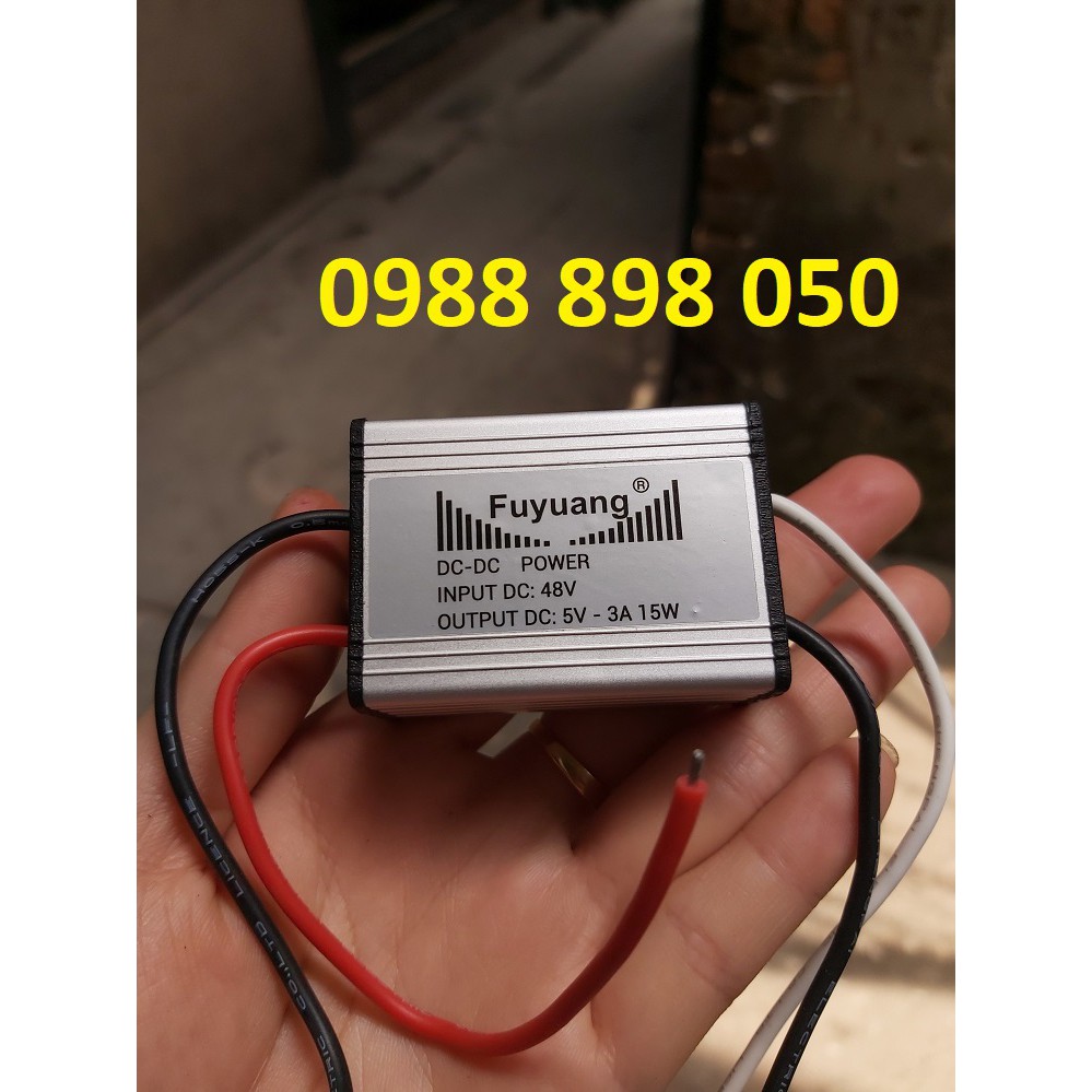 Bộ hạ áp DC 48v xuống DC 5v 3a