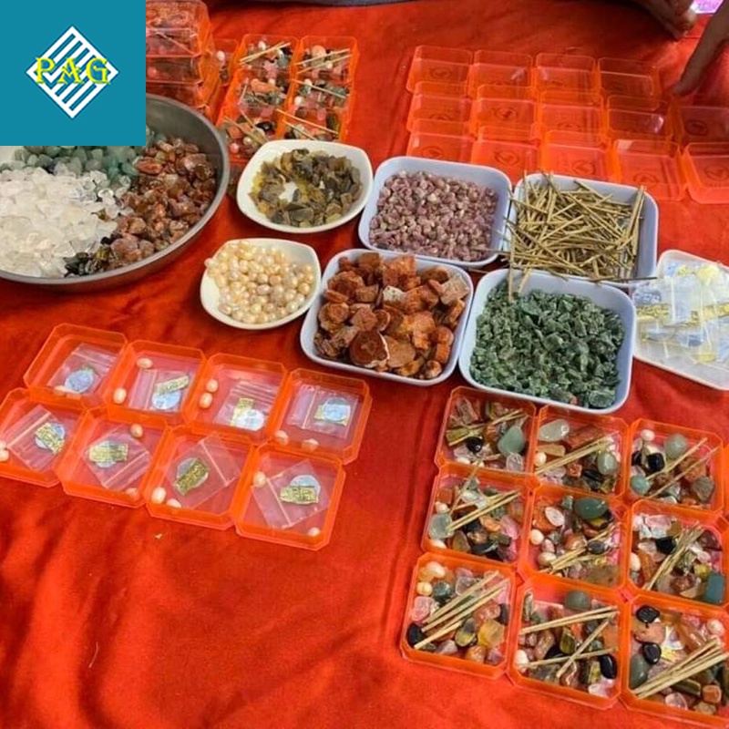 Bộ Cốt Thất Bảo, Cốt Bát Nhang Đầy Đủ Tặng Kèm Đá Ngũ Sắc