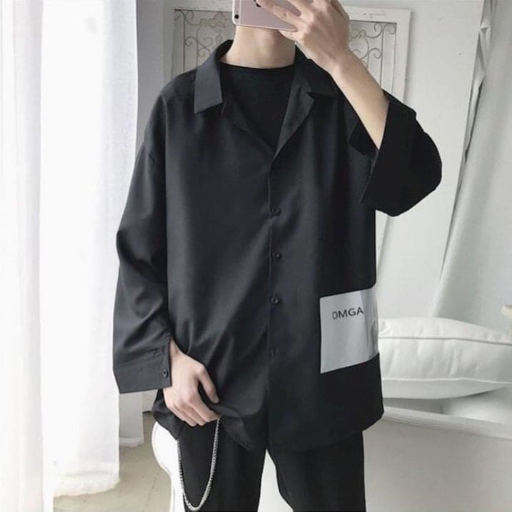 (A70) Áo sơ mi unisex form thụng