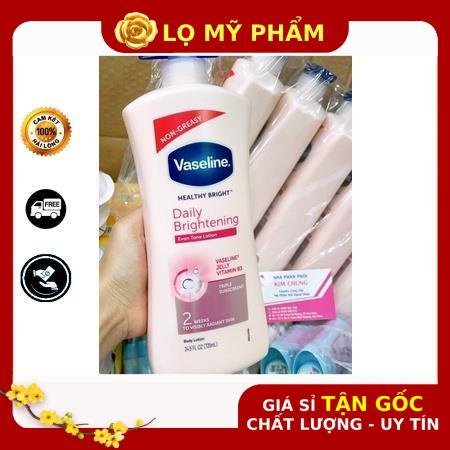 Kem Dưỡng Da ❤ GIÁ TỐT NHẤT ❤ Sữa Dưỡng Thể Vaseline 725ml, nguyên liệu, công thức làm kem trộn trắng da body