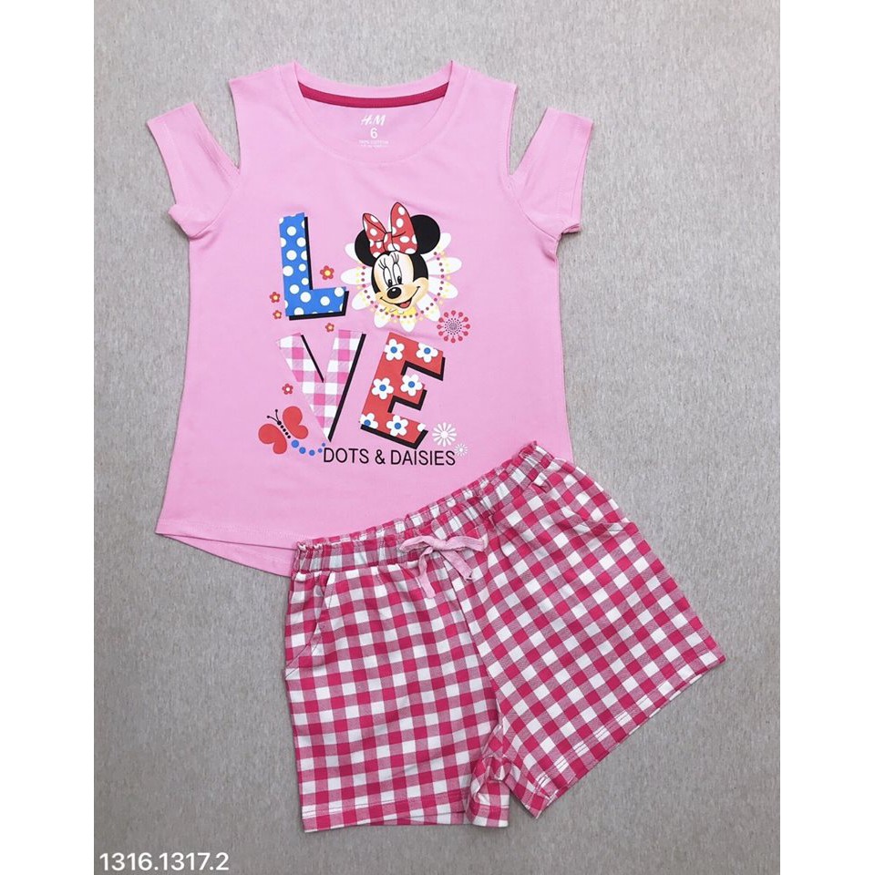 Bộ thun cho bé gái lớn