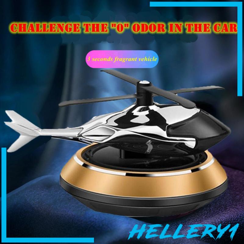 [Hellery1] Máy Khuếch Tán Hương Thơm Xe Hơi Máy Bay Sử Dụng Năng Lượng Mặt Trời Màu Bạc