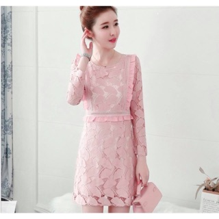 Váy ren nữ ❣️FREESHIP ❣️Đầm ren cao cấp hàng nhập - Váy đầm nữ công sở, chất ren mềm mịn có lớp lót