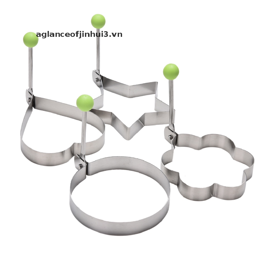 * * Afhvn * * Khuôn Chiên Trứng / Làm Bánh Pancake Bằng Thép Không Gỉ