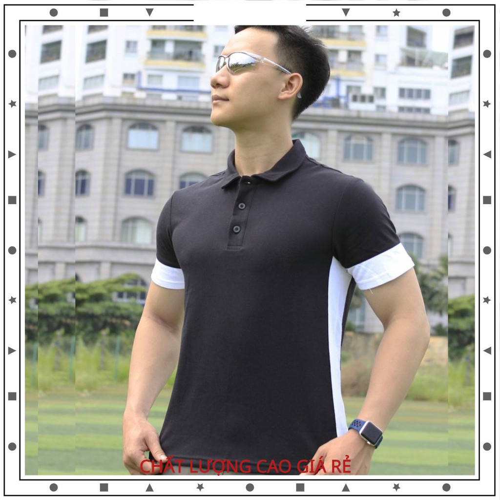 Áo Thun Nam Tay Ngắn | Áo Phông Nam Tay Lỡ Cổ Đứng Thời Trang Cao Cấp A02-04 DucTaiquan10