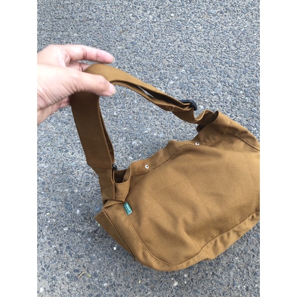 Túi đeo chéo Peachbasket form siêu to chuẩn Hàn (có sẵn, hình thật)