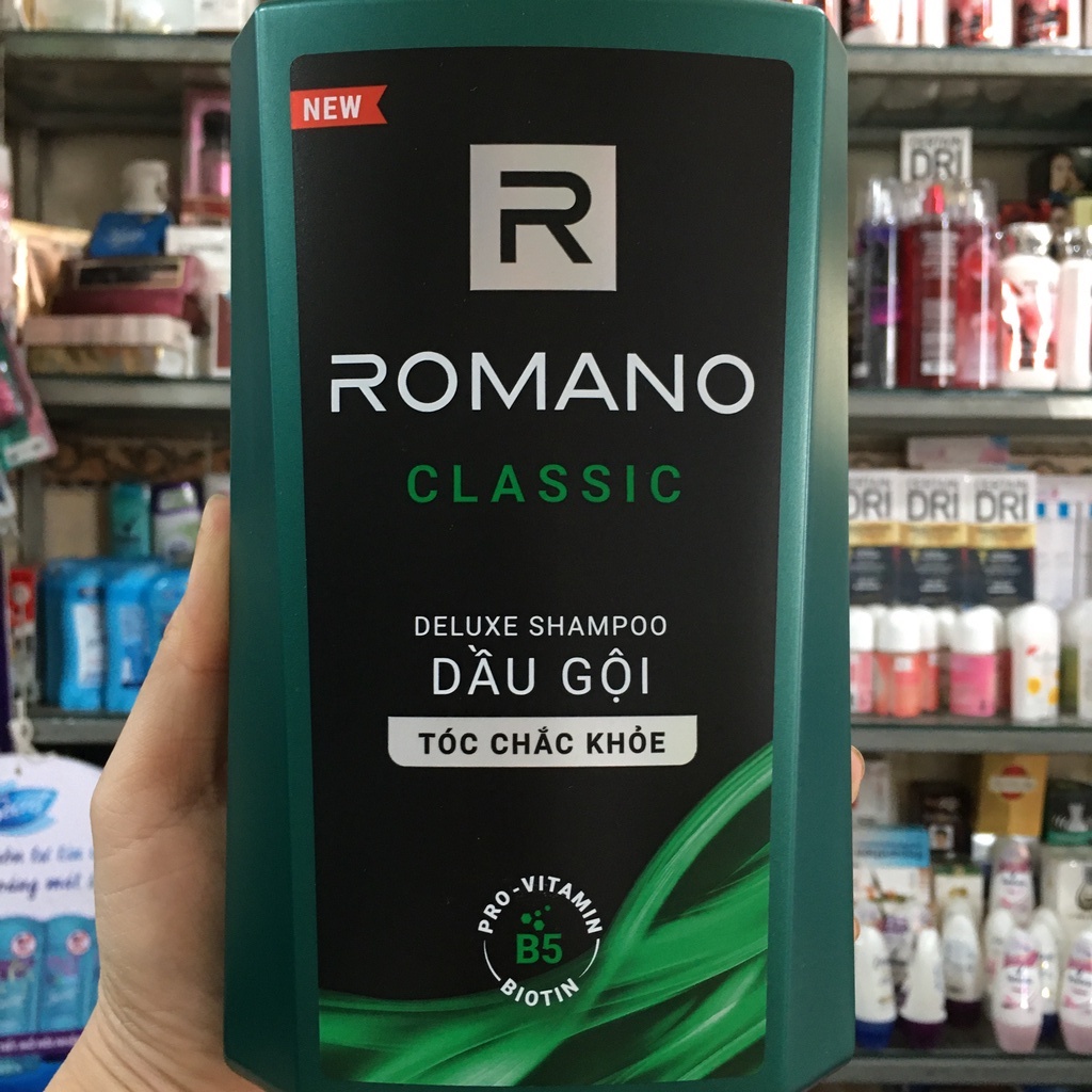 Dầu gội hương nước hoa Romano Classic 650g