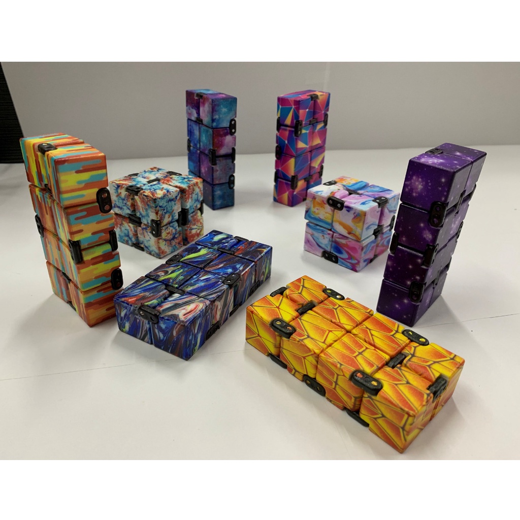 ❂✇Cross-Border Infinite Rubik s Cube Giải nén không giới hạn Đồ chơi II có sẵn trong kho cung cấp bầu trời đầy sao in UV