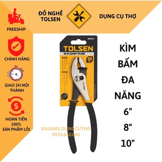 Kìm đa năng tolsen 6"/8"/10" 10311/10313/10314 slip joint plier