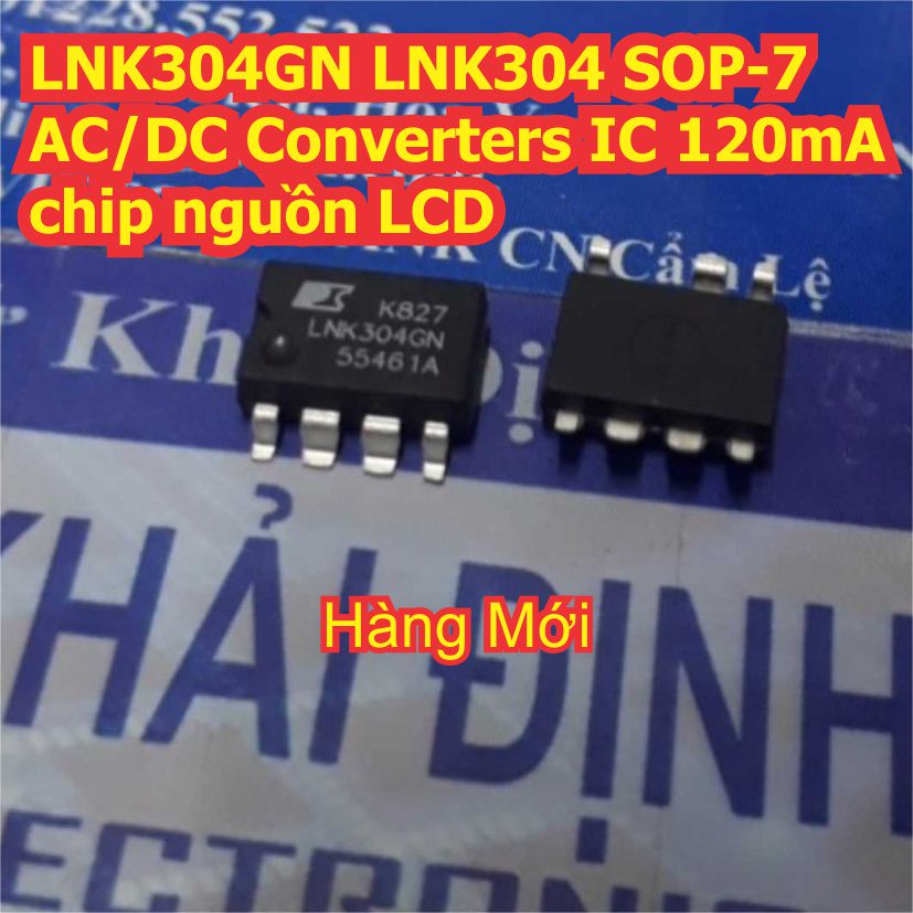 2 con LNK304GN LNK304 SOP-7 AC/DC Converters IC 120mA, chip nguồn LCD kde4445