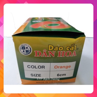 Cắt băng keo dán thùng 6cm - Dân Hoa