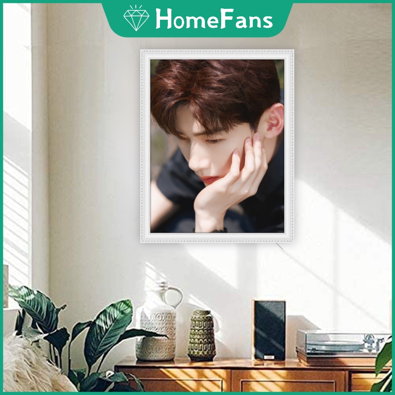 Bộ Tranh Đính Đá 5D Tự Làm 40x50cm Hình Chân Dung Ngôi Sao Trung Quốc Kèm Phụ Kiện