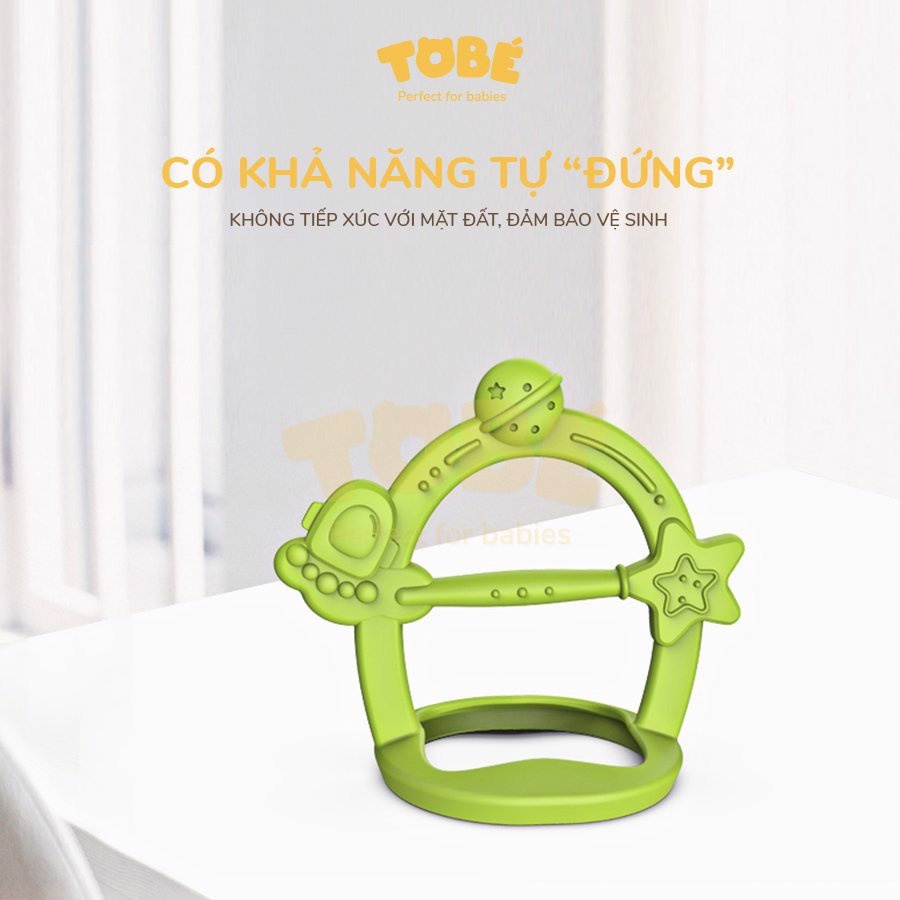 Gặm Nướu Silicone ToBé Có hộp đựng bảo quản an toàn cho bé yên tâm cho mẹ