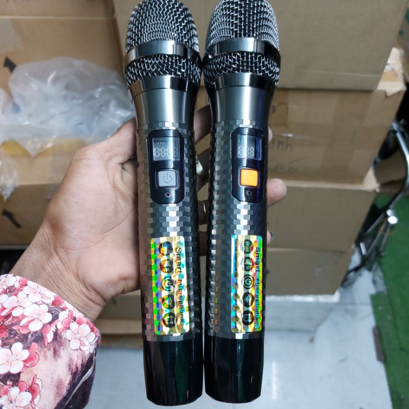[Mã 252ELSALE hoàn 7% đơn 300K] Micro Kim Cương Loa Kéo Kim Loại UHF