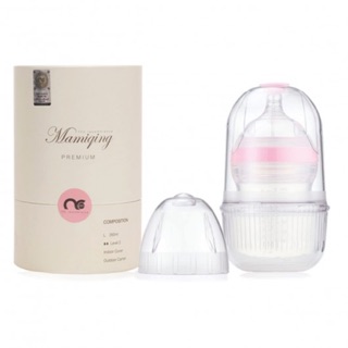 Bình sữa núm ti cao su Silicone Mamachi dòng Premium