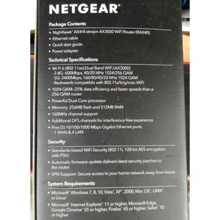 router wifi Netgear AX3000, thế hệ 6