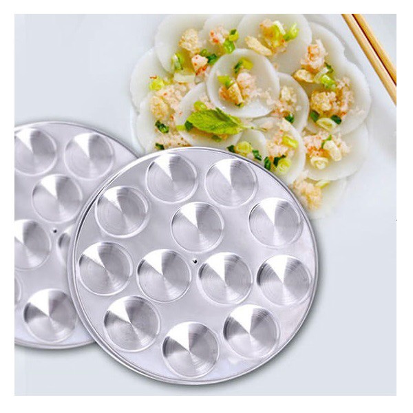 Khuôn nhôm làm bánh bèo siêu tiện