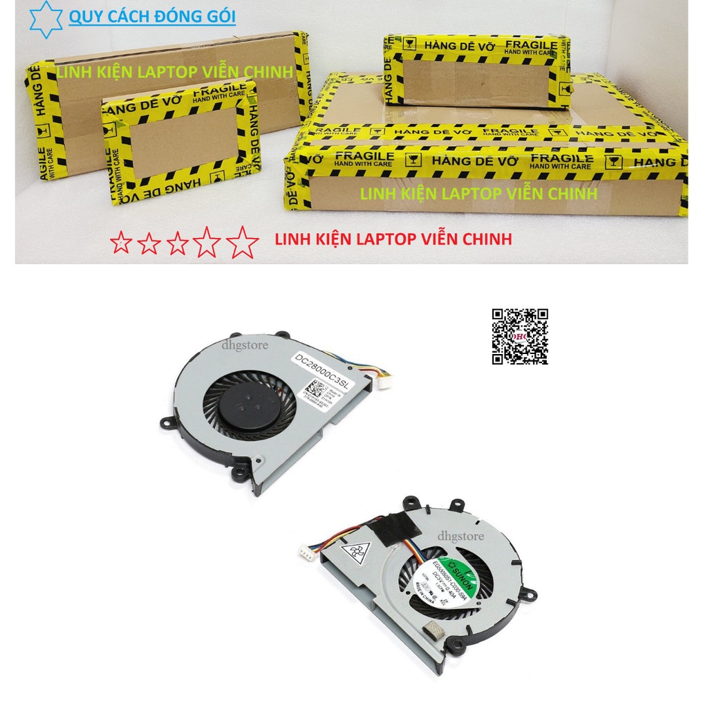 Quạt laptop Dell Latitude E6430u - Bảo hành 1 tháng lỗi 1 đổi 1