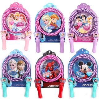 Dây Nhảy Thể Thao Họa Tiết Hoạt Hình Frozen / Người Nhện / Mickey
