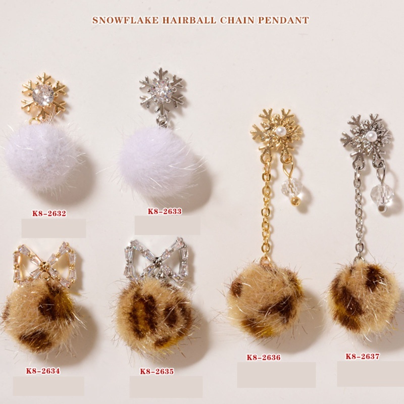 Phụ Kiện Trang Trí Móng Tay Hình Bông Tuyết Đính Đá Zircon Xinh Xắn