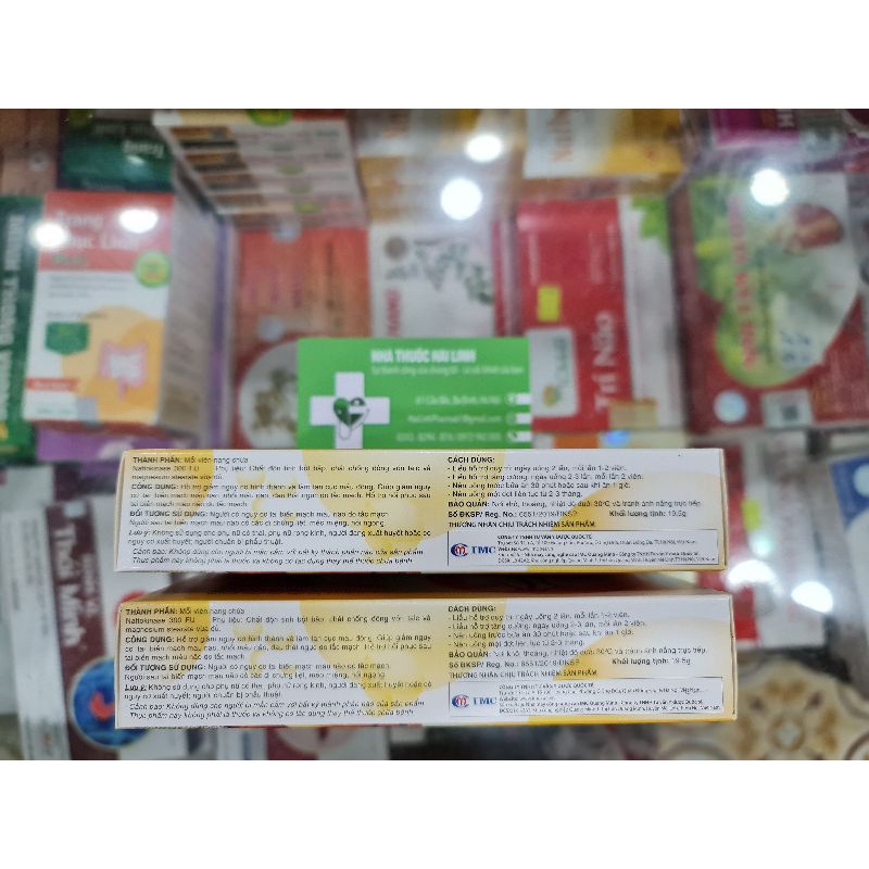 Nattopes ⚡Mua 6 tặng 1⚡ Hộp 30 viên Viên uống ngừa tai biến mạch máu não