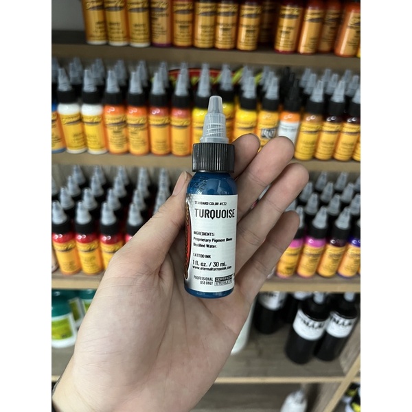 mực xăm eternal ink Turquoise chính hãng Usa