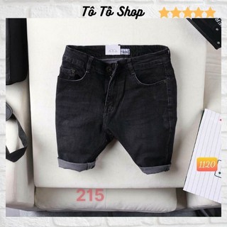 Quần Short Nam Rách❤️FREESHIP❤️ Quần Short Bò Nam Cao Cấp - Sọt Jean Co Giãn Mẫu Mới Hàng VNXK Tô Tồ Shop-QSJN13-Mã 221