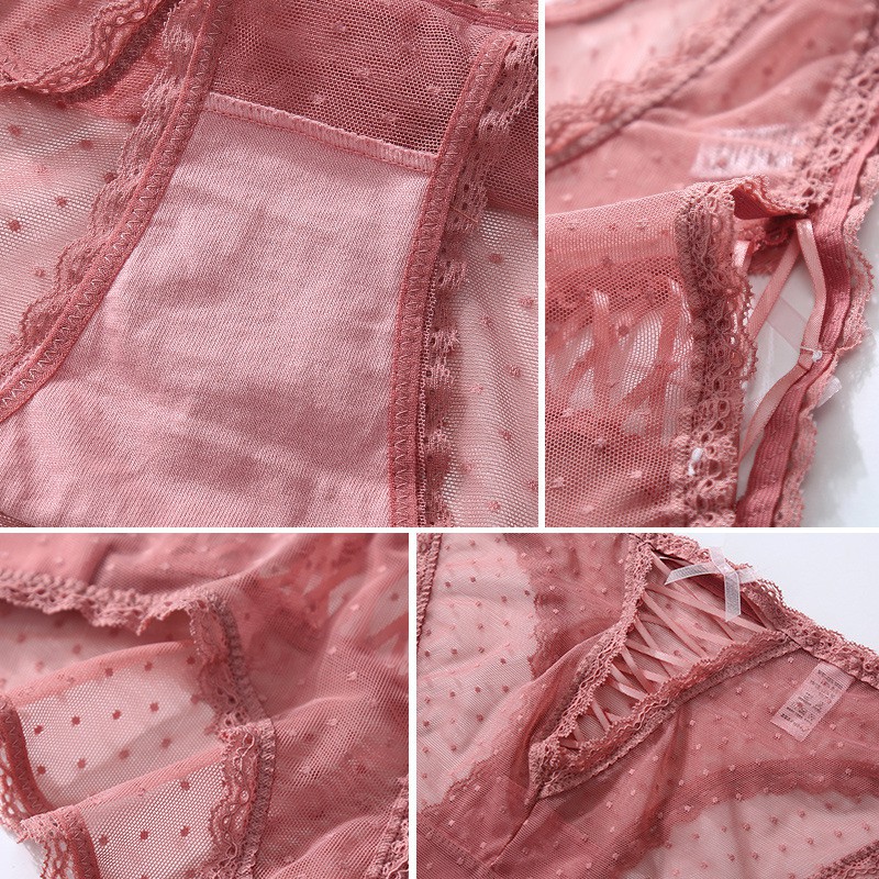 QUẦN LÓT REN LƯỚI ĐAN DÂY LỤA SAU SEXY THOÁNG MÁT FREE SIZE Q118 | BigBuy360 - bigbuy360.vn