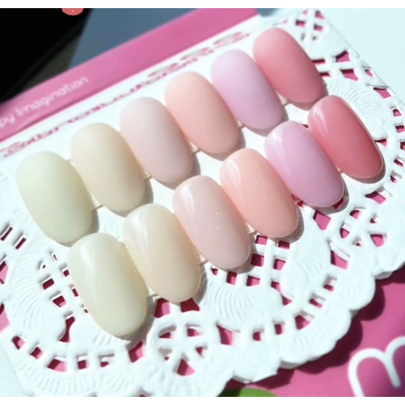 Chính hãng- FreeshipSơn gel thạch cao cấp Hàn Quốc Hi gel nail collection strawberry milk tách set ( giá lẻ 1 chai)