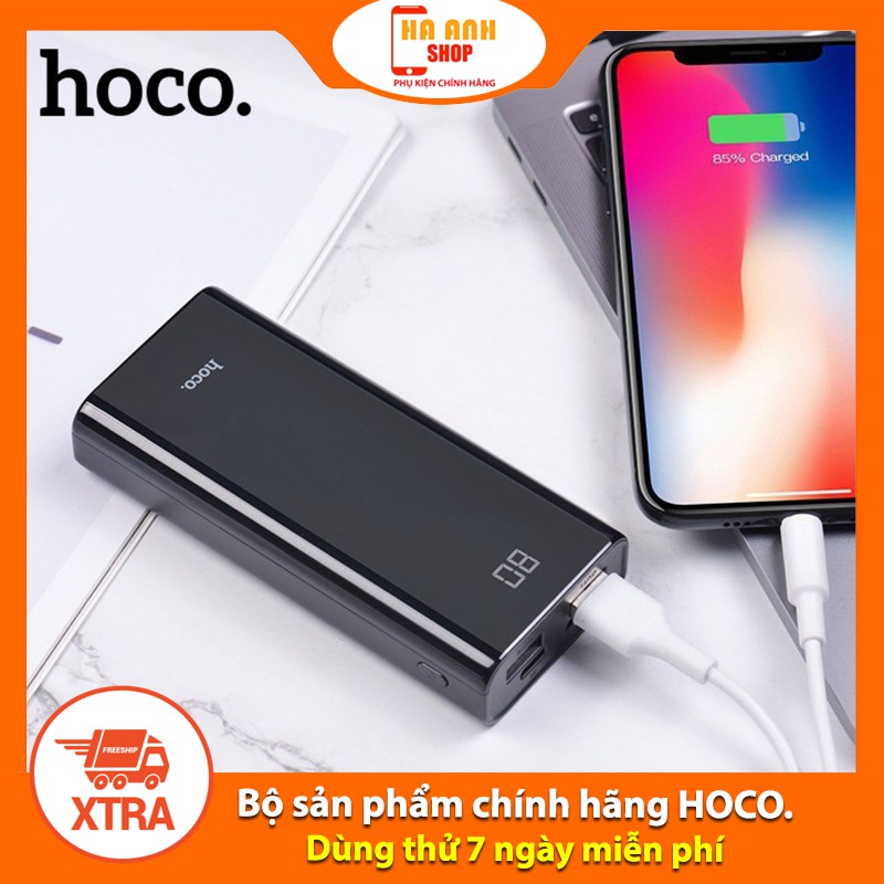 Pin dự phòng HOCO J45 dung lượng 10000mAh Elegant Shell(Tặng mã Freeship Extra toàn quốc)