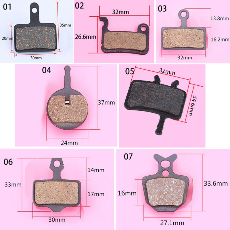 1 Cặp Má Phanh Xe Đạp Leo Núi Chất Lượng Cao