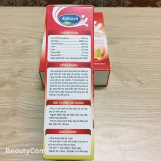 Alphavit Folic Acid Thiếu Máu Thiếu Sắt