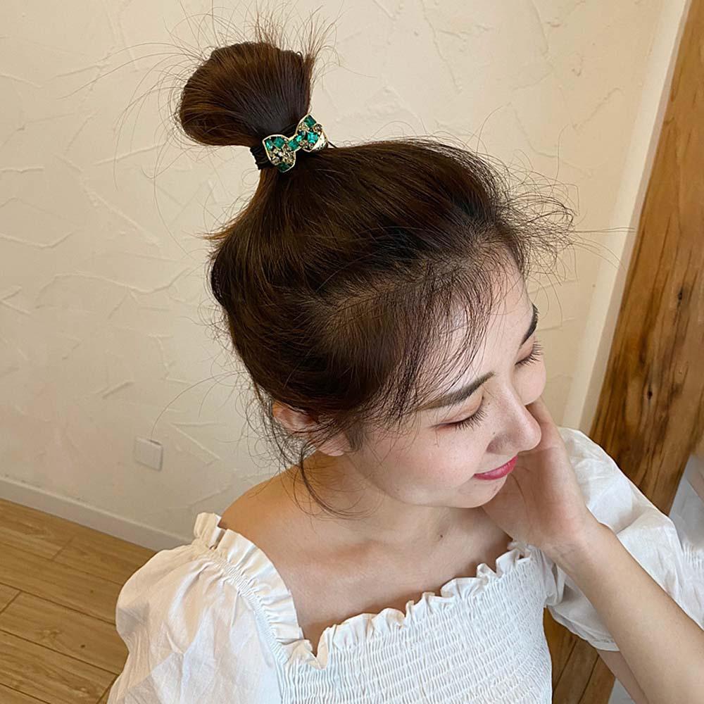 Dây Cột Tóc Cao Su Dễ Thương Cho Nữ|Dây Buộc Tóc Hình Học Phong Cách Hàn Quốc|Cô Gái Giá Đỡ Đuôi Ngựa Đơn Giản