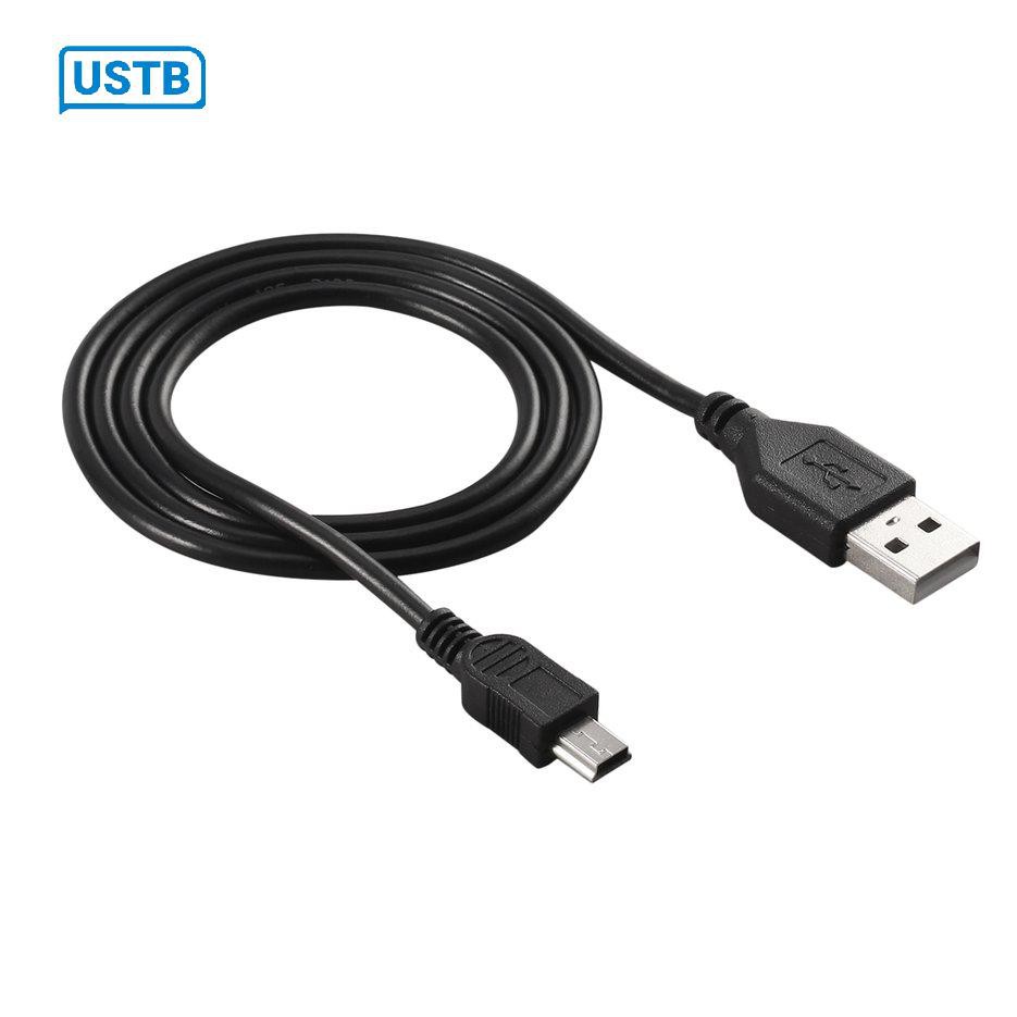 Cáp sạc chuyển đổi đầu USB 2.0 A sang Mini B 5 chân 80cm tốc độ cao có thể thay thế dễ dàng