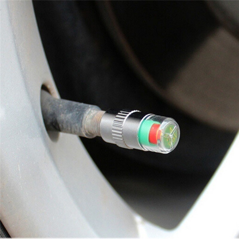 Bộ 4 Nắp Van Bánh Xe Cảnh Báo Áp Suất Lốp Xe