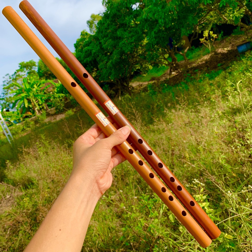 Sáo Nứa Hun Màu Cà Phê Loại Tốt  Loại Tốt - Âm Chuẩn, Hình Thức Đẹp, Khớp Beat.