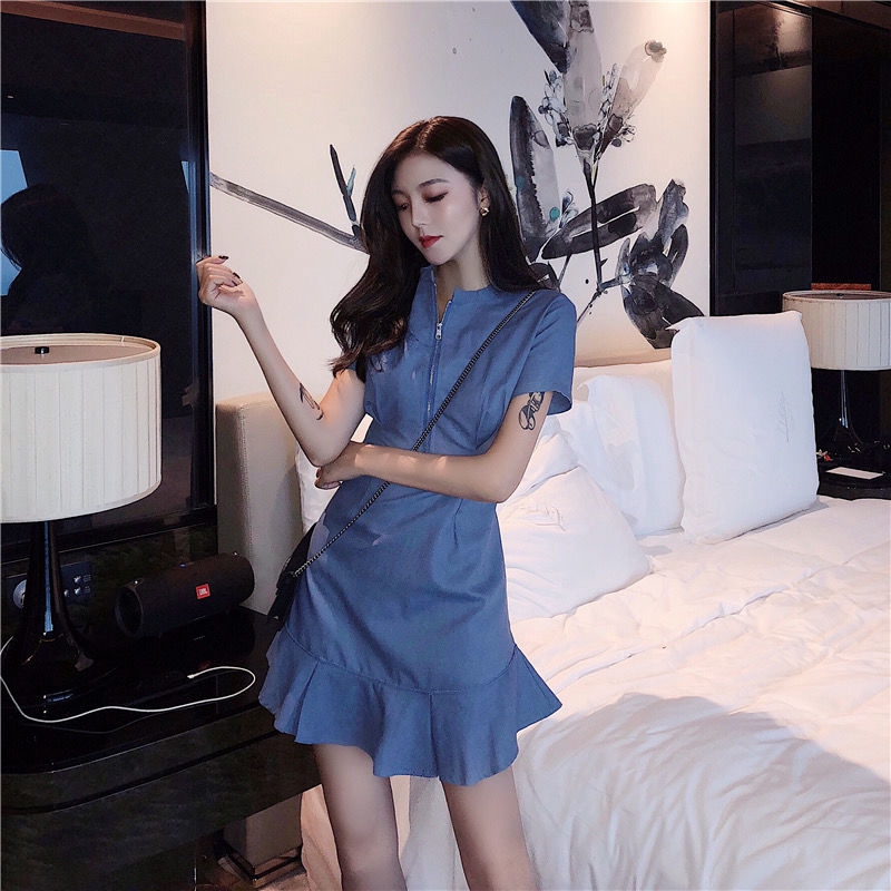 Đầm Đen Dài Có Khóa Kéo Thời Trang Nữ Tính Sành Điệu | BigBuy360 - bigbuy360.vn