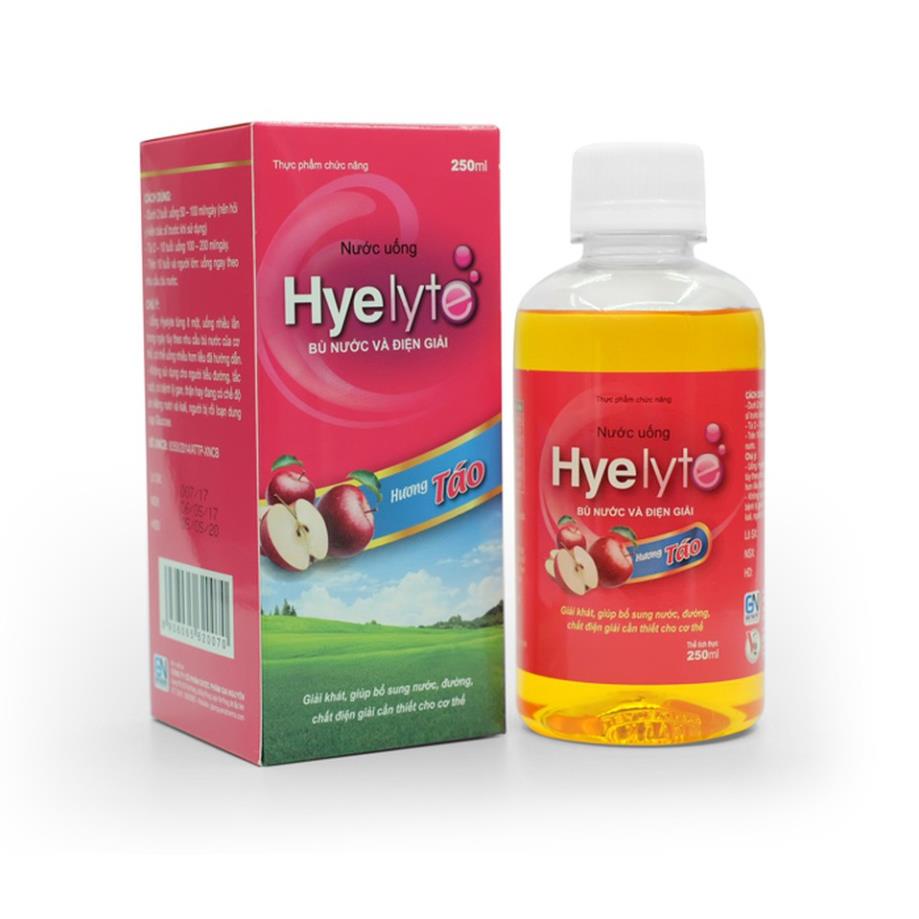 Combo 5 chai Hyelyte – Nước bù điện giải bổ sung nước, điện giải cho trẻ em (chai 250ml)