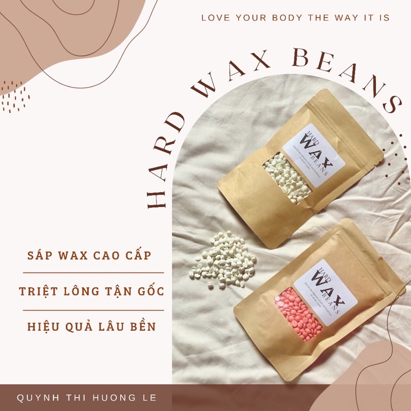 Hạt wax lông nóng hard wax beans triệt lông vĩnh viễn các vùng bikini, tay , chân nách...