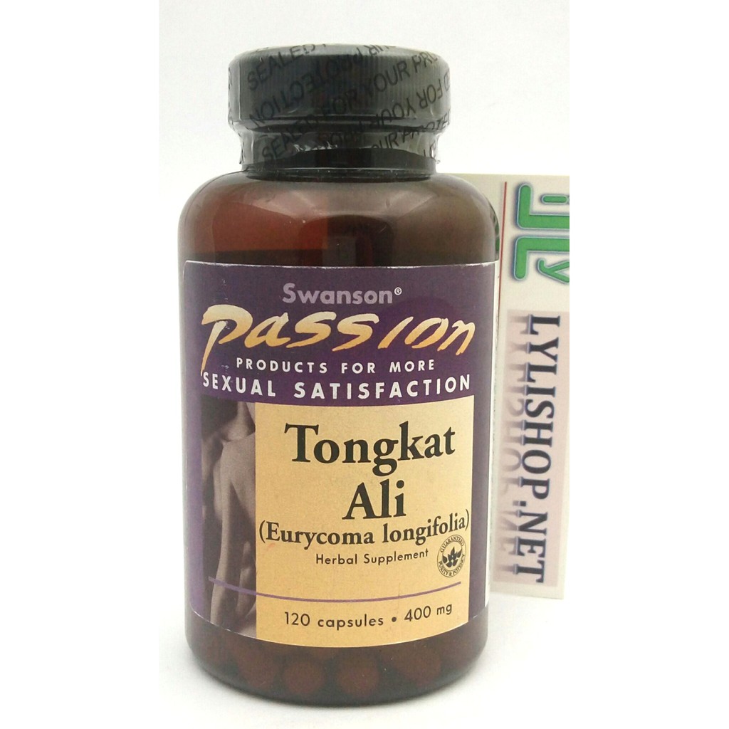 Swanson Tongkat Ali 400mg 120 viên từ Mỹ cải thiện ham muốn tình dục hiệu quả