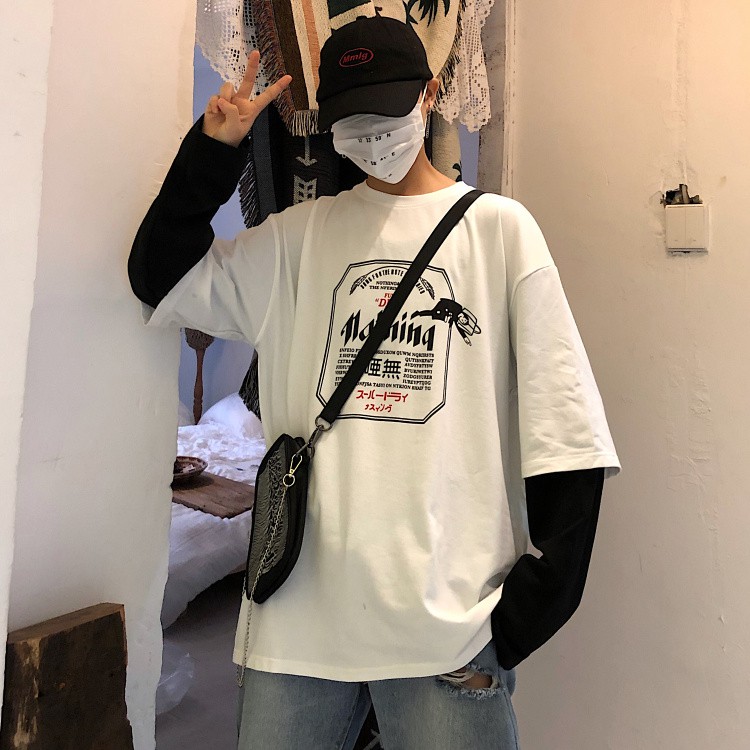 Áo thun nam nữ tay lỡ (không kèm tay dài), áo phông form rộng ATL174