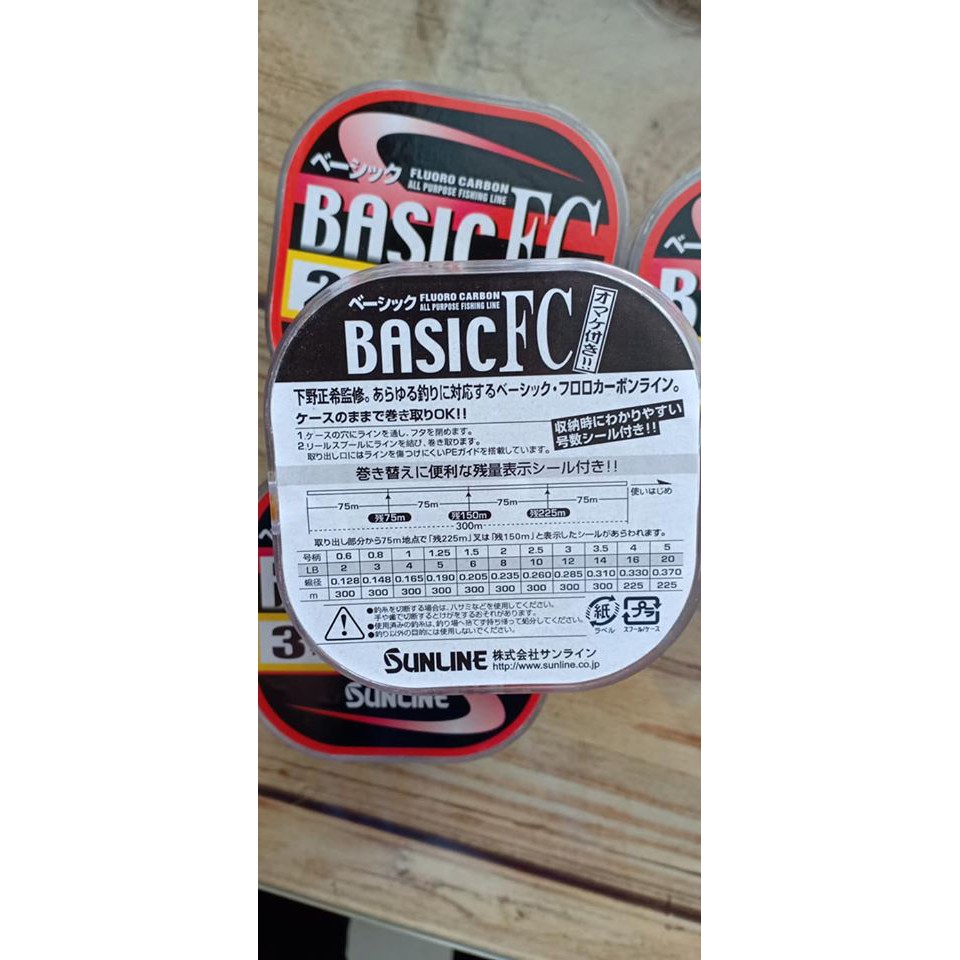 CƯỚC BASIC CÂU CÁ. SUNLINE BASIC FC. Fluorocarbon