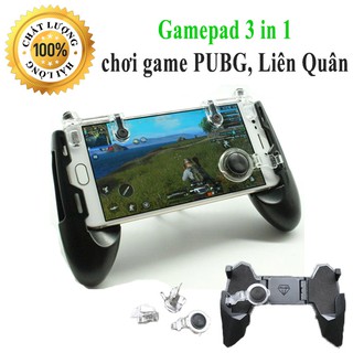 Tay Cầm Gamepad Chơi Game Có Nút Bấm 3 in 1 - Bộ Gồm Gamepad, Joystick, Controller