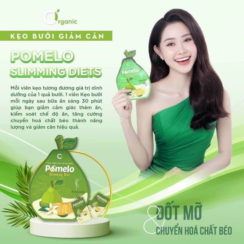 KẸO BƯỞI GIẢM CÂN BỊCH 10 Viên Chính Hãng