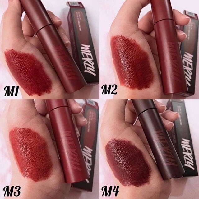 ( sẵn Full màu ) Son kem MERZY BITE THE BEAT MELLOW TINT | BigBuy360 - bigbuy360.vn