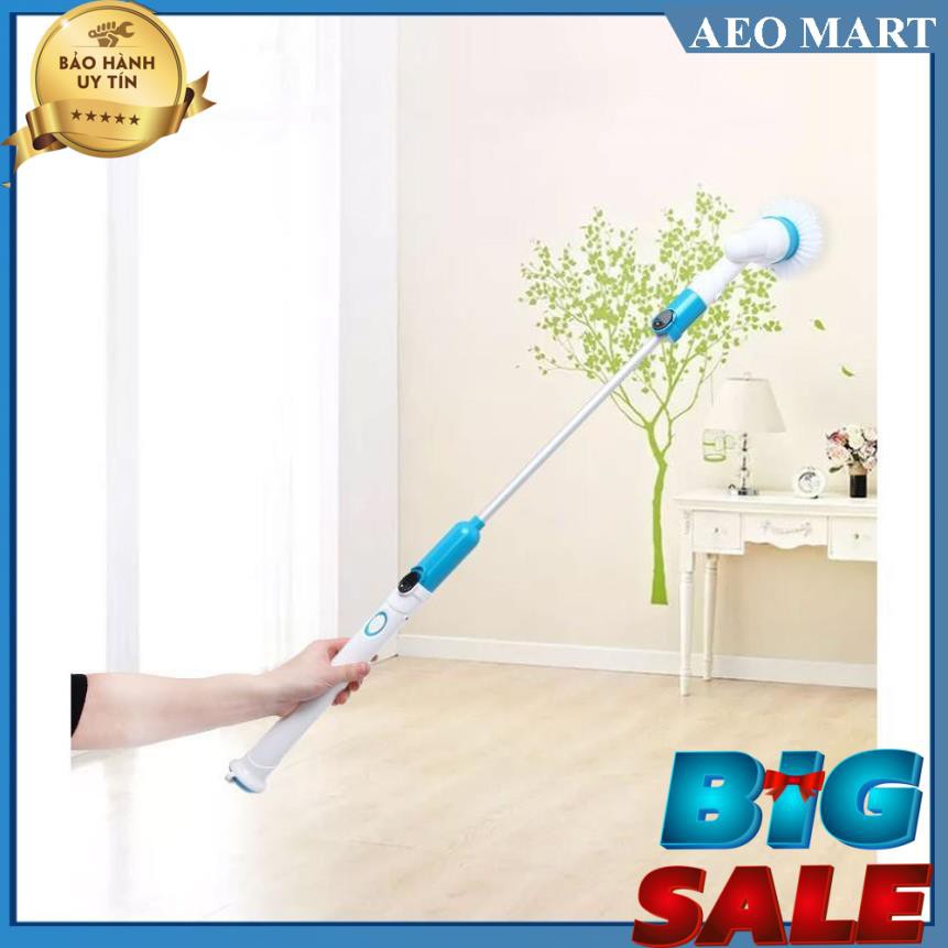 Big sale -  cây lau nhà thông minh bằng điện,Chổi điện đa năng chà vết bẩn thông minh 360 độ