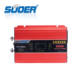 Bộ đổi điện inverter Suoer 12v-24v sang 220v sine chuẩn 300w và 500w FPC-300AL FPC-500AL FPC-500BL