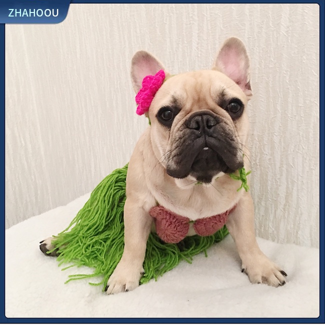 ☃Nhà☃ Chân Váy Tua Rua Hóa Trang Chó Bull Corgi